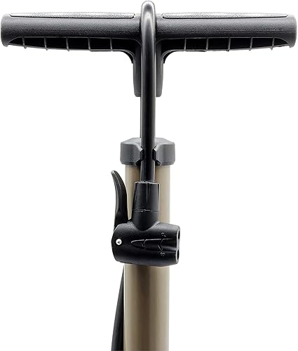 Pompa ad aria con manometro | Pompa per bicicletta per tutte le valvole – valvola Dunlop – valvola francese – valvola auto | Pompa da terra 11 bar/160 psi - Ysert