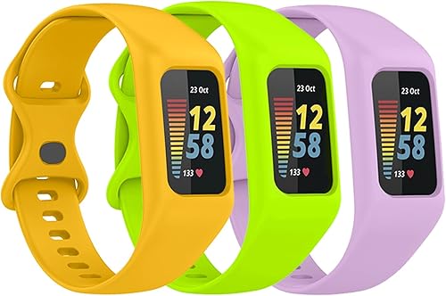 Gheper Cinturino morbido compatibile con Fitbit Charge 6, Charge 5, Charge 4, Charge 3/3SE in silicone - Ysert