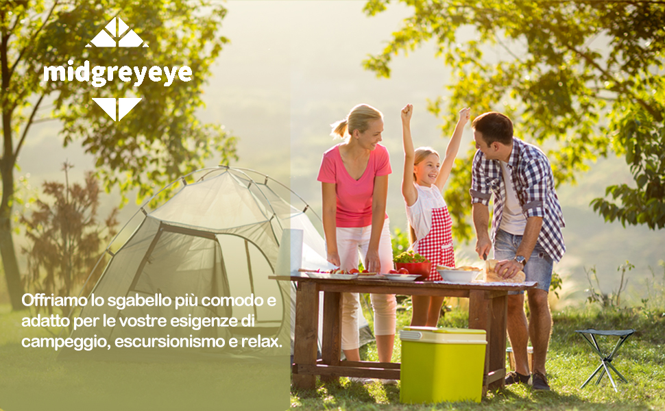 Sgabello Pieghevole Portatile