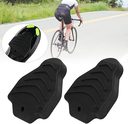 Zunate Copri Tacchette per Bici, 1 Paio Copri Tacchette per Pedali Bici Copri Tacchette per Bicicletta Set di Coperture in Gomma per Tacchette Set per Tacchette da Bicicletta per Ciclismo Indoor e - Ysert
