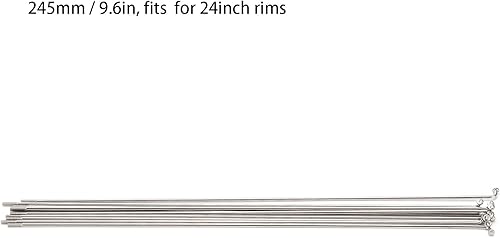 220mm/245mm/270mm Raggi della Bici in Acciaio Inox 14G J Bend Raggi della Bicicletta con Capezzoli per Bici da Strada Mountain Downhill Bike - Ysert