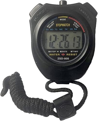 Cronometro Cronometro 0.01 Secondi Cronometro Sportivo Digitale Timer Elettronico Impermeabile Professionale per Nuoto Corsa Allenamento - Ysert