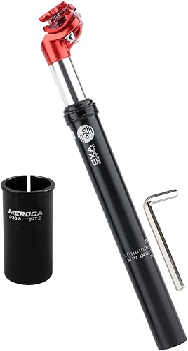 Spring - Reggisella a Molla con Diametro di 27,2/30,9 o 31,6 mm, in Alluminio, Lunghezza 350 mm, per Biciclette elettriche, MTB, Trekking Citybike - Ysert