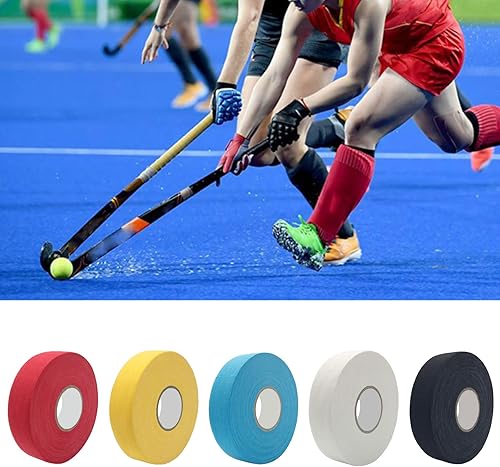 Rotolo di nastro per bastone da hockey, nastro adesivo antiscivolo per hockey su ghiaccio, autoadesivo, resistente all'usura, impermeabile, giallo - Ysert