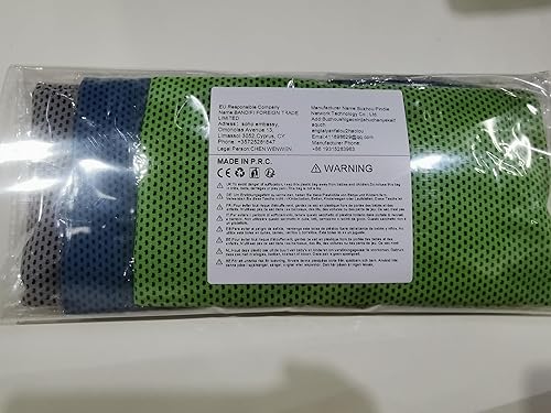 Asciugamano Microfibra Set di 3, Asciugamano Palestra Compatto E Ultraleggero 30 x 100cm, Asciugamano Rinfrescante, Asciugamano Spiaggia Asciugatura Rapida per Viaggio,per Palestra, Sport, Yoga - Ysert
