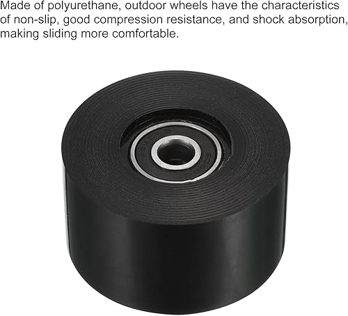 Ruota per skateboard con cuscinetti ABEC-9, ruote da strada per skateboard Cruiser ruota di ricambio 80A - Ysert