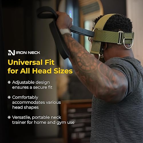 Alpha Harness – Advanced regolabile testa e sottogola – Ultimate Neck Trainer per casa e palestra - Ysert