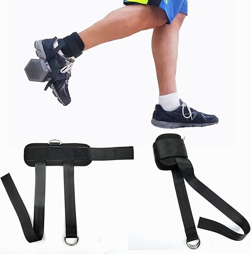 Cinturini regolabili per manubri alla caviglia (coppia), con manubri di aggiornamento per allenamenti per gambe glutei, fasce per caviglia portatili per esercizi per uomini e donne - Ysert