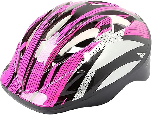 Casco da bicicletta per bambini, leggero, sicuro e infrangibile, casco da bicicletta, per bambini e ragazzi e ragazze, sicuro e confortevole, regolabile 53 – 55 cm (da 3 – 8 anni) - Ysert