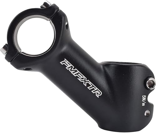 FOMTOR Attacco manubrio per bicicletta, 31,8 mm, 45 gradi, per mountain bike, BMX, MTB, bici da strada, 90 mm, nero - Ysert