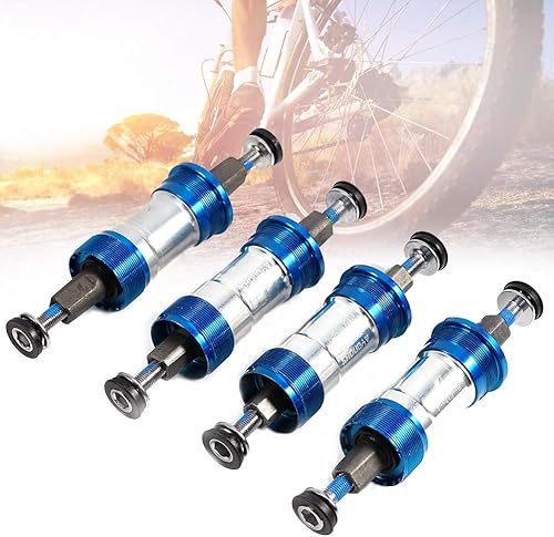 Movimento Centrale Bicicletta Movimento Centrale della Bicicletta, Movimento Centrale Conico Quadrato in Alluminio Impermeabile per Bici universali(122.5mm) - Ysert