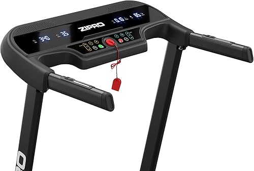Tapis roulant pieghevole Pulse, con Walking Pad fino a 130 kg, velocità 1-12 km/h, motore da 1.5 CV, 15 livelli di inclinazione, cyclette con 12+3 programmi di allenamento, display LED - Ysert