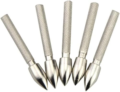 AMEYXGS 24pcs Punte di Freccia 60/80/100Grain Broadheads Freccia del Punto Target per Le Riprese - Ysert