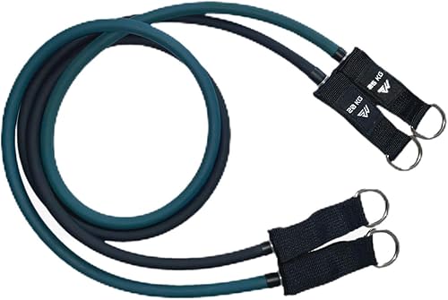 Estensione elastica di 45 kg - 2 bande di resistenza in lattice naturale 20 kg + 25 kg - Compatibile con kit SmartWorkout Elite - Ysert