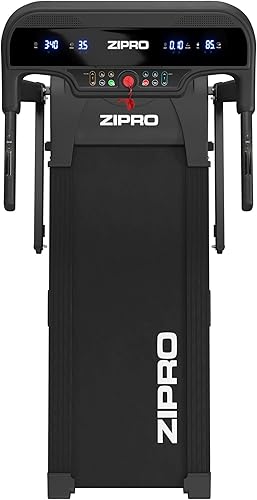 Tapis roulant pieghevole Pulse, con Walking Pad fino a 130 kg, velocità 1-12 km/h, motore da 1.5 CV, 15 livelli di inclinazione, cyclette con 12+3 programmi di allenamento, display LED - Ysert