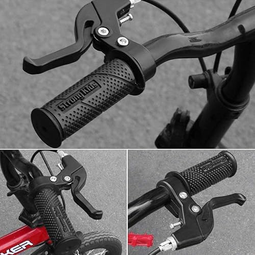 2 Paio Leva Freno della Bicicletta,Maniglia Freno della Bicicletta,per Bicicletta Bici da Strada Bici Pieghevole(Blu+Nero). - Ysert
