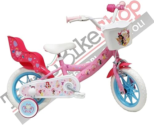 Bici per Bambina Bicicletta Denver Albri Princesses Principesse - Taglia 12 pollici - Ysert
