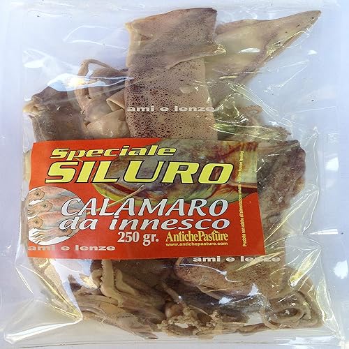 Esca Pesca Siluro Innesco Vere Calamaro Esche per Amo Cat Fish Fiume Lago - Ysert