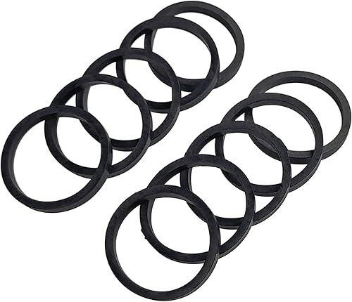 Anelli di gomma per chiusure a stella | 25 mm e 30 mm | 10 pezzi | Ricambio per anelli manubri e bilancieri | Ricambio | Durevole - Ysert