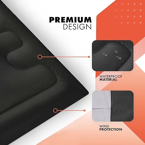 Double Sleeping Bag, Sacco a Pelo Doppio Unisex - Ysert