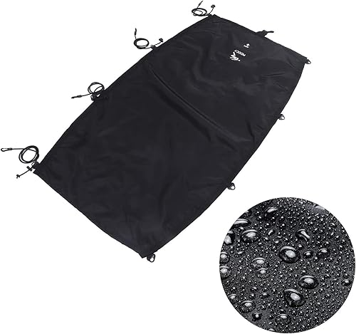 TYTOGE Spray Deck Kayak, Kayak Cockpit Drape Cover Impermeabile Cockpit Cover Kayak Canoa Cockpit Accessori per la (S) - Ysert