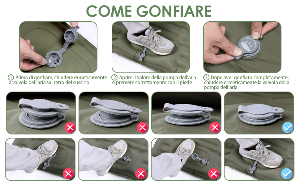 Materassino Autogonfiabile Ultraleggero