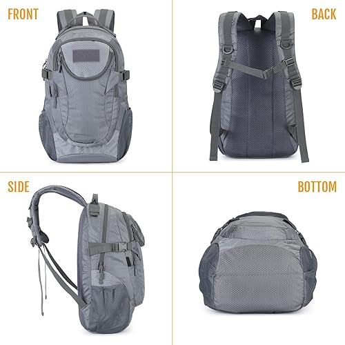 Zaino Tattico 25 Litri Militare Impermeabile, Leggero e Traspirante per Trekking, Campeggio, Caccia, Pesca e Viaggi - Ysert