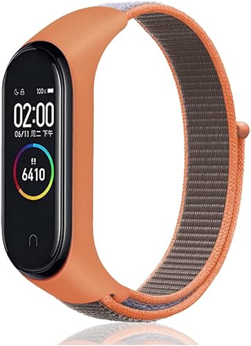 Niboow Cinturino per Xiaomi Mi Band 6/Mi Band 5/Mi Band 4/Mi Band 3/Amazfit Band 5, Nylon Regolabile Cinturini per Xiaomi Mi Band 6/Mi Band 5/Mi Band 4/Mi Band 3/Amazfit Band 5 - Ysert