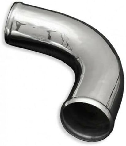 Arco in alluminio ad arco di 90°, raffreddatore ad aria di carica, tubo in alluminio, pipe ad arco per tubo di alluminio, lunghezza 30 cm (70 mm) - Ysert