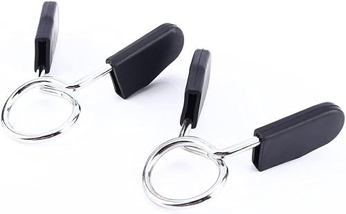 Alomejor 2 Pezzi 25mm Clip del Collare a Molla del Bilanciere Manubri Clip Palestra Barra di Peso Blocco Rilascio Rapido per Sollevamento Pesi Forniture di Sollevamento Pesi - Ysert