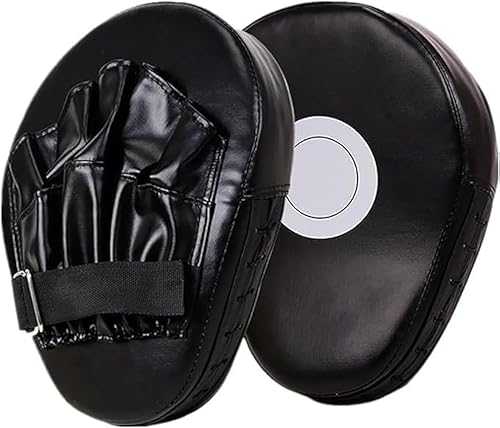 Guanti da Boxe, Guanti da Allenamento Target per Kickboxing, Muay Thai, Uomini e Donne, Nero - Ysert