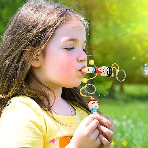 Fischietto Bambini,Yiyifor 10 Pezzo Fischietto per Bambini in Legno,Fischietti Compleanno Bambini,Strumento per Imparare la Musica dei Bambini,per Riunioni,Giochi,Intrattenimento,Festival - Ysert
