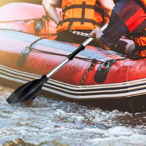 Remi per Barche, 120cm Paddle per Kayak, Alluminio e PVC Pagaia per Kayak da Canoa Gonfiabile, Paddle in Alluminio, Accessori per la Nautica - Ysert