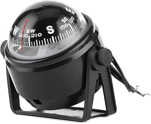 M8n869 12V LED Sea Marine Bussola digitale elettronica per barche Yacht Bussola di navigazione per navi a vela adatto per boussole marine - Ysert