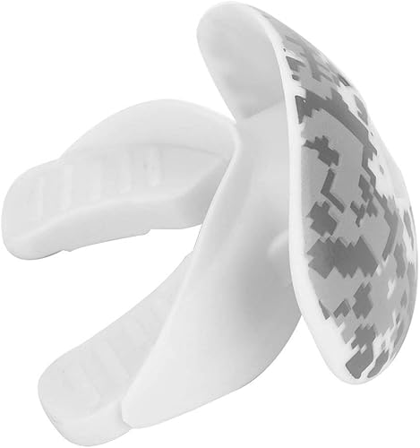 Paradenti, Paradenti sportivi TPR di livello alimentare Max Airflow Guardie bocca Protezione denti sostituzione per boxe Karate Arti marziali Calcio Rugby Sport Giovani/Adulti(#1) - Ysert