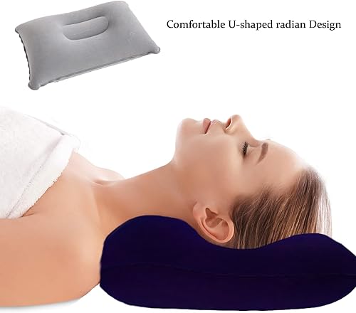 4 Pezzi Cuscini Gonfiabili, Cuscino da Viaggio, Cuscino Gonfiabile Campeggio, Cuscino Gonfiabile da Spiaggia, Cuscini Gonfiabili Portatile per Campeggio e Viaggio, Escursionismo (4 Pezzi) - Ysert