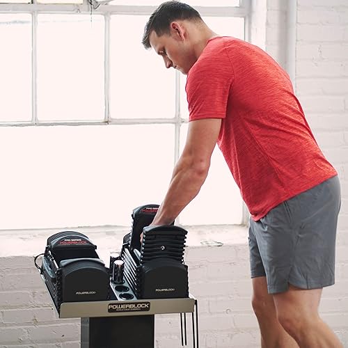 Powerblock PRO 50Set Manubri Caricabili 2.26-22.68 kg Black - Ysert