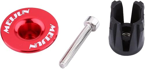 Set di 2 tappi terminali per manubrio della bicicletta (rosso) - Ysert