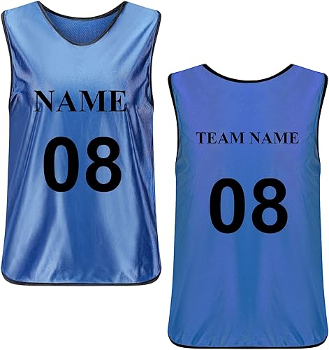 TopTie (prezzo/pezzo) Gilet da allenamento personalizzati Scrimmage bavaglini da calcio per adulti - Ysert