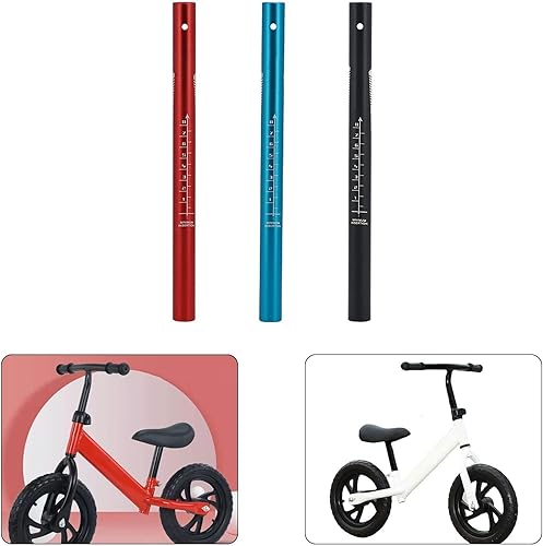 Reggisella in alluminio con un di 22 2 mm, progettato per il comfort sulle bici da equilibrio per bambini - Ysert