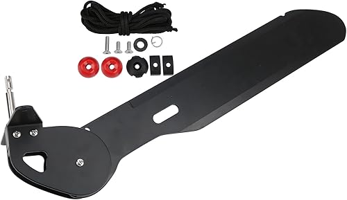 Timone per Kayak, Timone per Canoa Lega di Alluminio Kit Attrezzatura per Il Controllo della Direzione del Piede del Timone della Barca da Pesca per Kayak - Ysert
