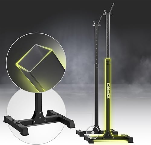 ZIPRO Rastrelliere regolabili – Stabile struttura in acciaio, altezza regolabile, ideale per squat ed estrusioni, stand di allenamento multifunzionali per palestra domestica - Ysert