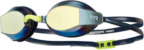 TYR Blackops 140 Ev Racing Mirrored Swim Goggles Adult Fit BLACKOPS 140 EV RACING SPECCHIATO ADULTO FIT Unisex - Adulto (Pacco da 1) - Ysert