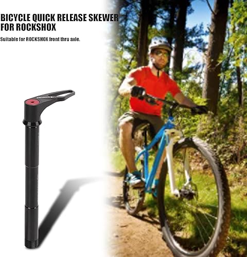 Spiedino Anteriore per Bicicletta, Perno Passante Leggero per Bici a Sgancio Rapido per ROCKSHOX (Lunghezza: 158 mm) - Ysert