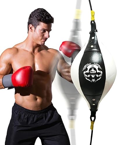 Sacco da boxe a doppia estremità, per adulti, antistress, per adolescenti e adulti, attrezzatura per il fitness e la boxe, per allenamento a casa - Ysert