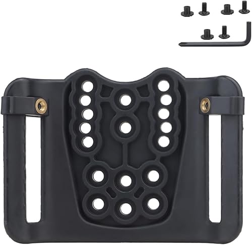 Adattatore tattico per fondina in kydex, adattatore multiforo per cintura di attesa con passante rapido per accessori per sacchetti di caricatori - Ysert
