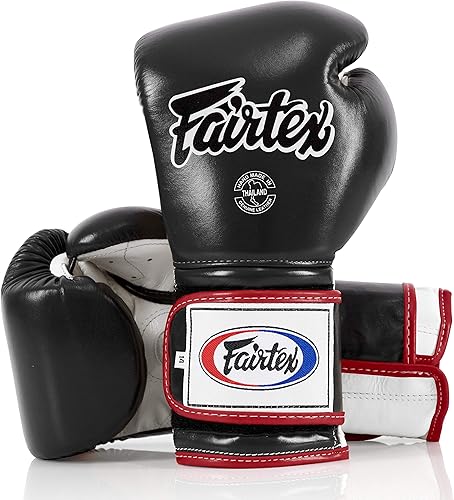 Guanti da boxe Fairtex Muay Thai BGV9 - guanti mma da allenamento e sparring in stile messicano per battitore pesante per Kick Boxing MMA K1 - Ysert