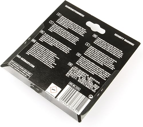 SKS Germany CO2 CARTRIDGES 24 G MIT GEWINDE 2ER-SET Cartucce d'aria, accessori (gonfiaggio fulmineo, adatto a pneumatici MTB, bici da strada o trekking, incl. filo e protezione dal freddo), nero - Ysert