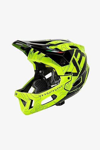 Valentino Rossi Full Face MTB MIPS, Casco Unisex Adulto, Giallo, XS - Ysert