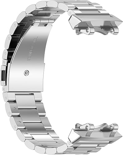Compatibile con Amazfit T-Rex 3 cinturino in metallo, acciaio inox, cinturino di ricambio regolabile per Amazfit T-Rex 3 48 mm accessori - Ysert
